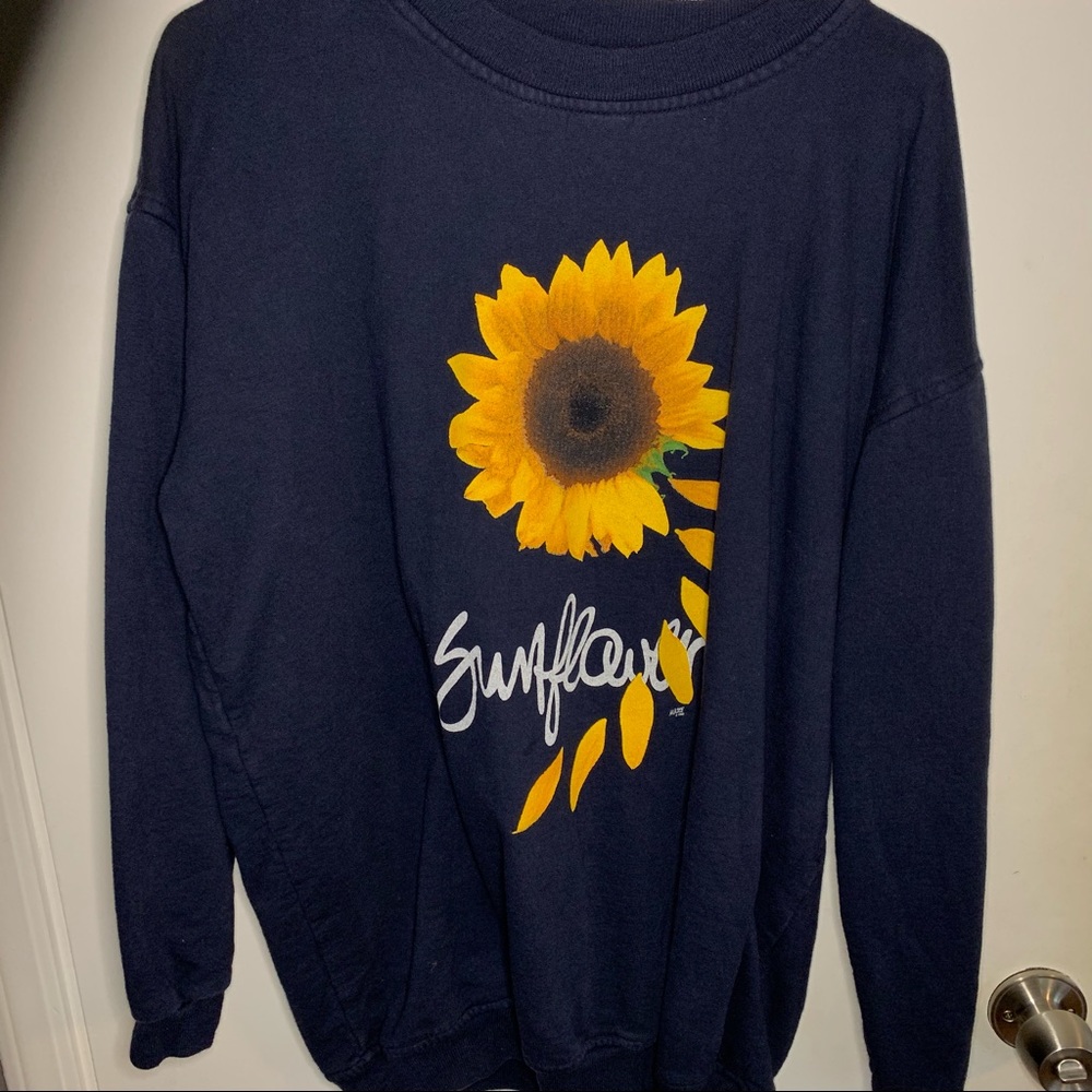 Vintage Sunflower maze women’s sweatshirt